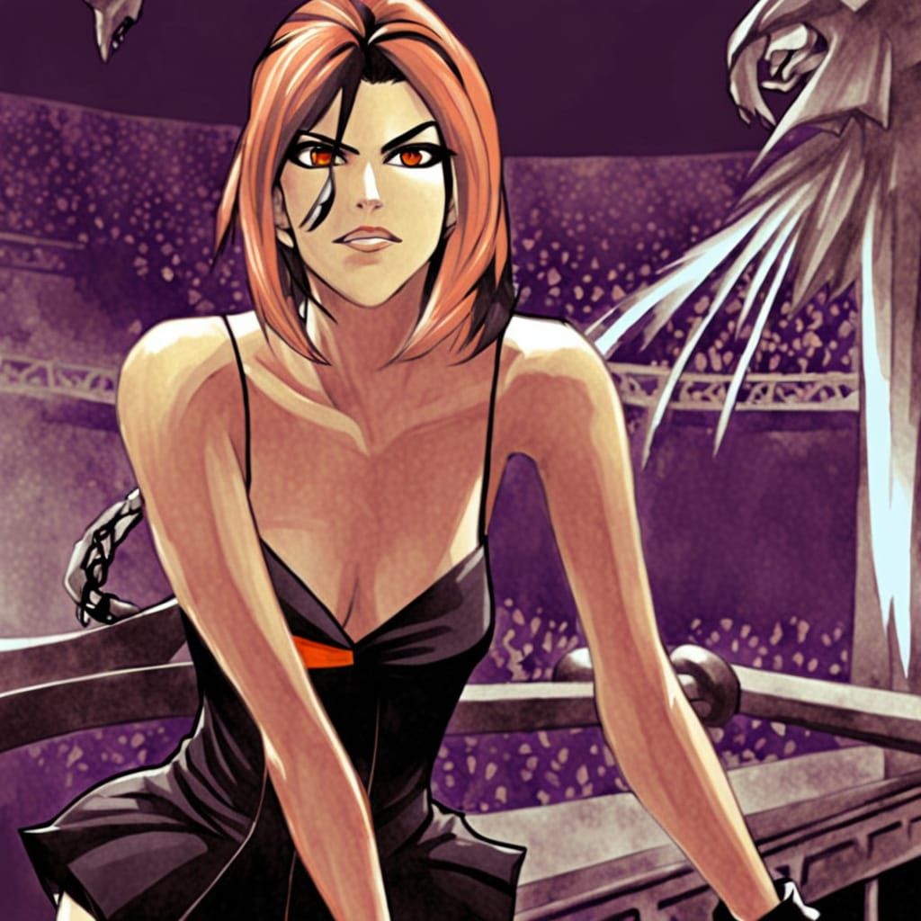 Ava Brea as Cindy Crawford on an Empty Opera Stage in Fantas...