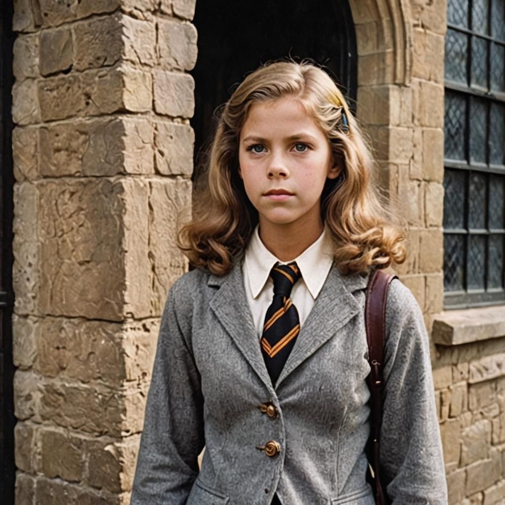 Young Elizabeth Montgomery at Hogwarts