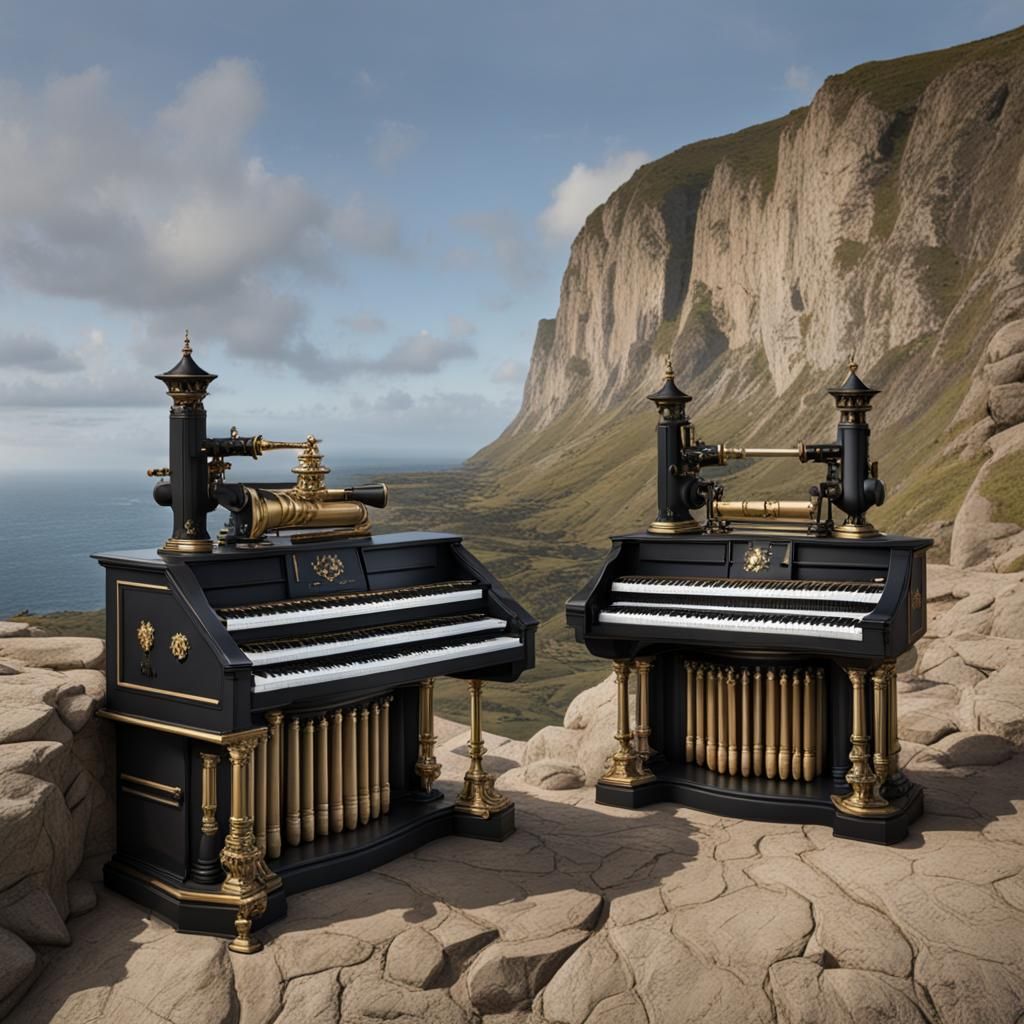 Organ Gun on Cliff Coast with Royal Cassadores