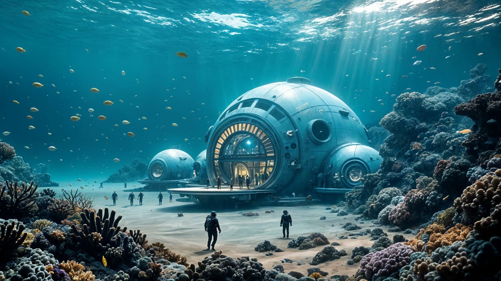 Underwater Research Colony in High Definition