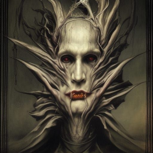 Thin White Duke Of Death: Fantasy Concept Art