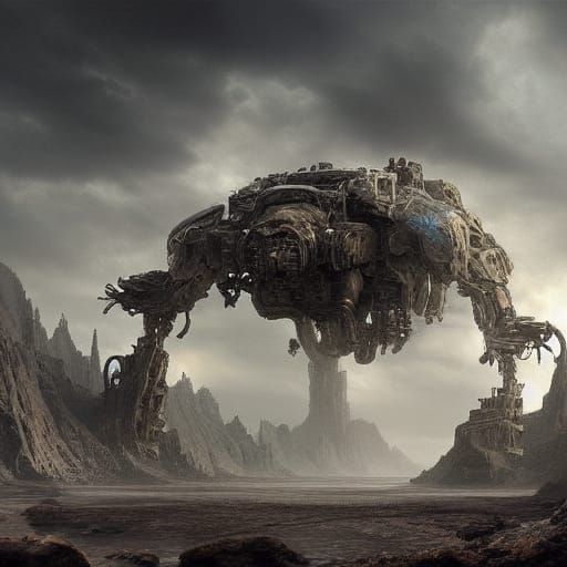 Epic Cinematic Scene in Digital Matte Painting