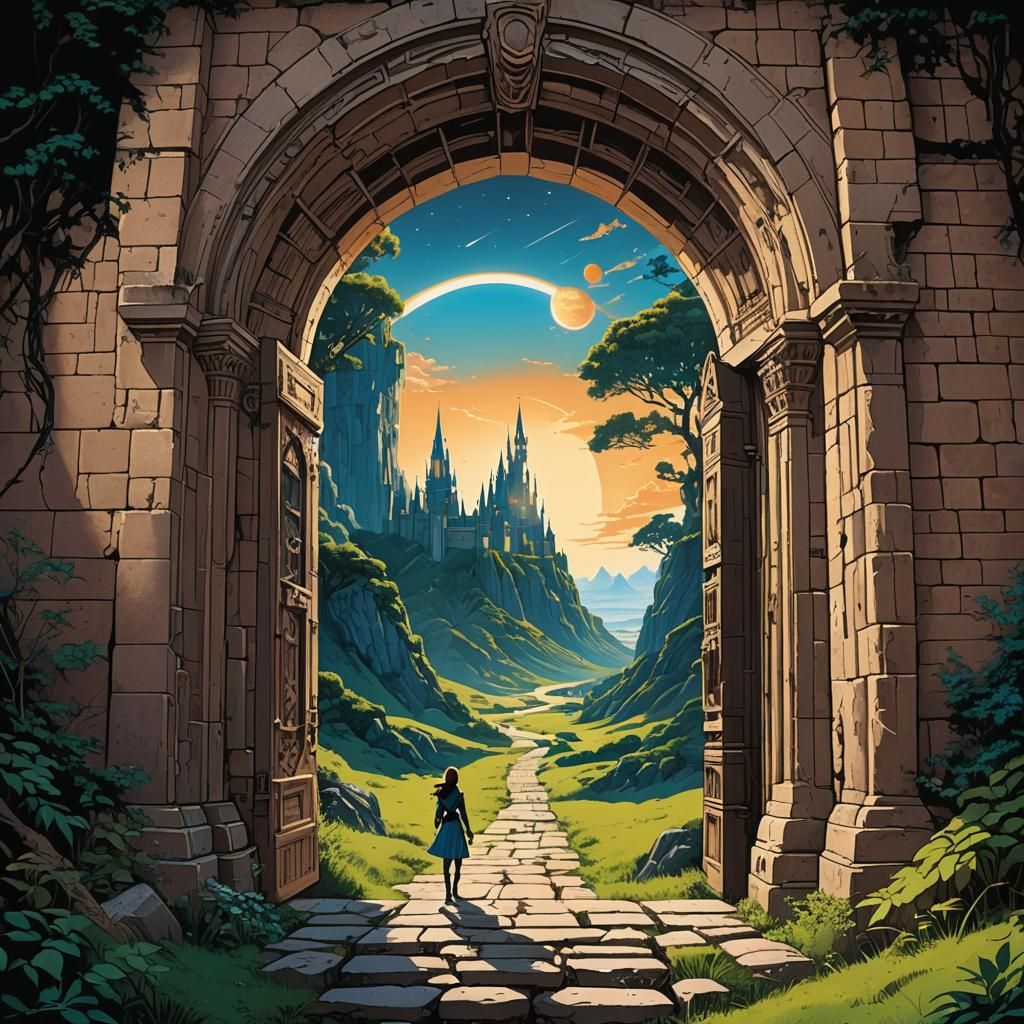 Magical Portal to Another World: Comic Book Art