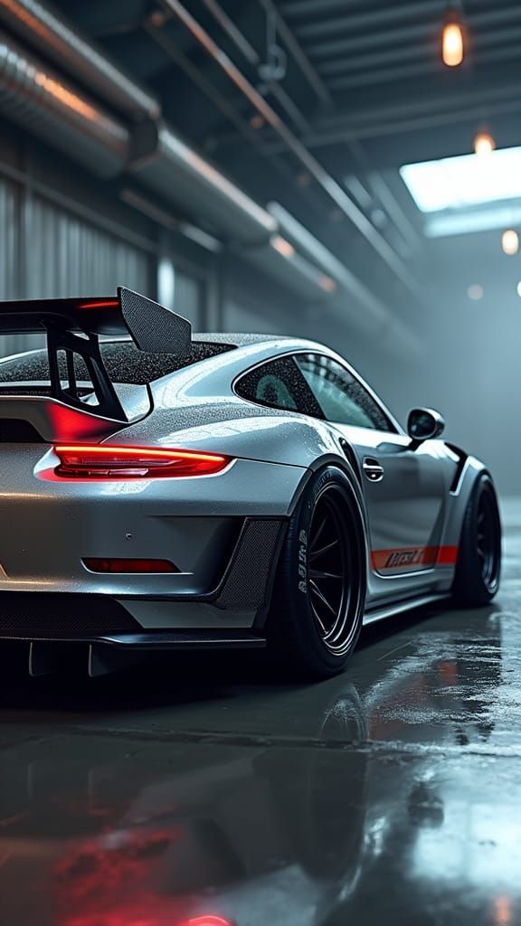Slammed Porsche 911 GT3 RS: Hyper-Realistic Automotive Maste...