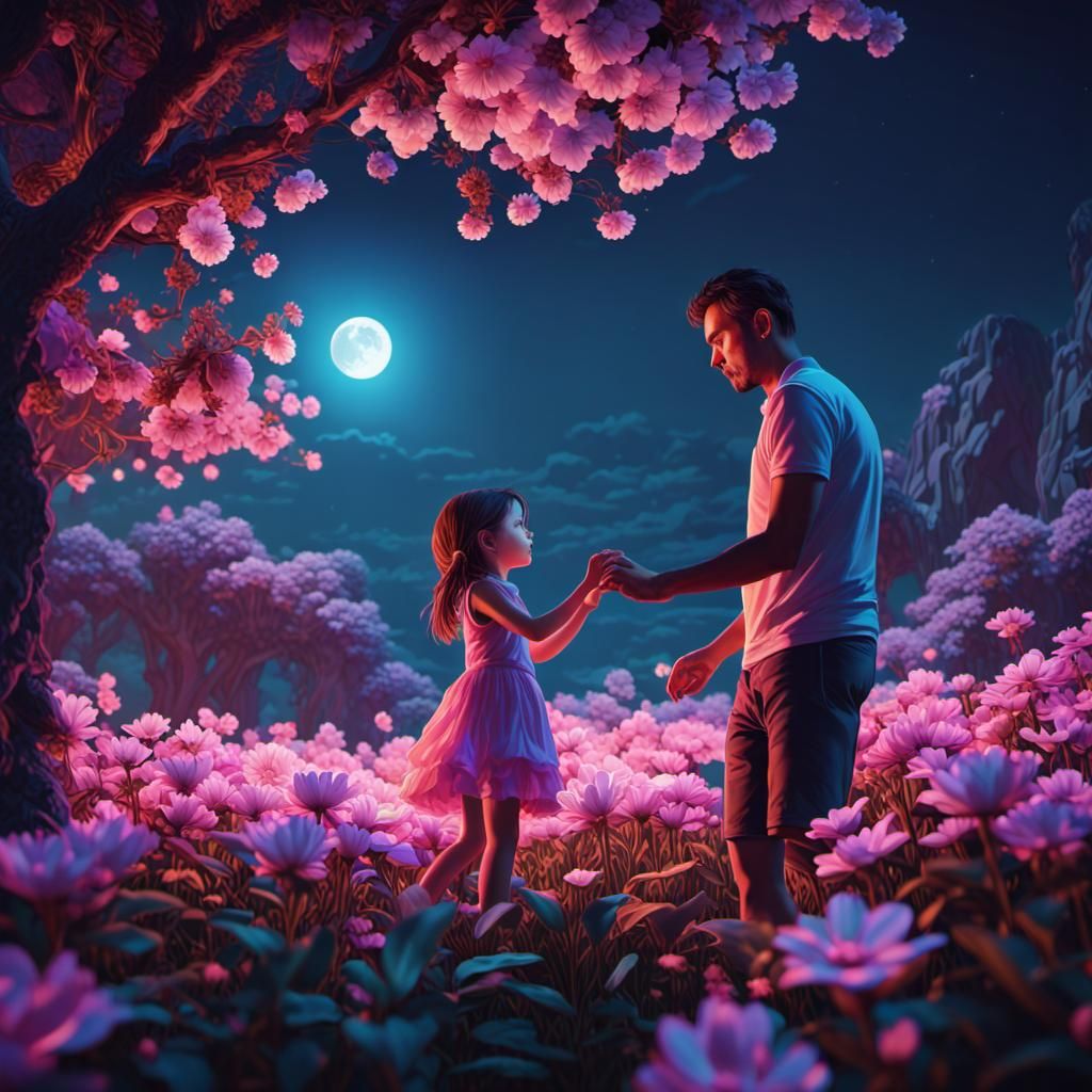 FATHER AND LITTLE DAUGHTER