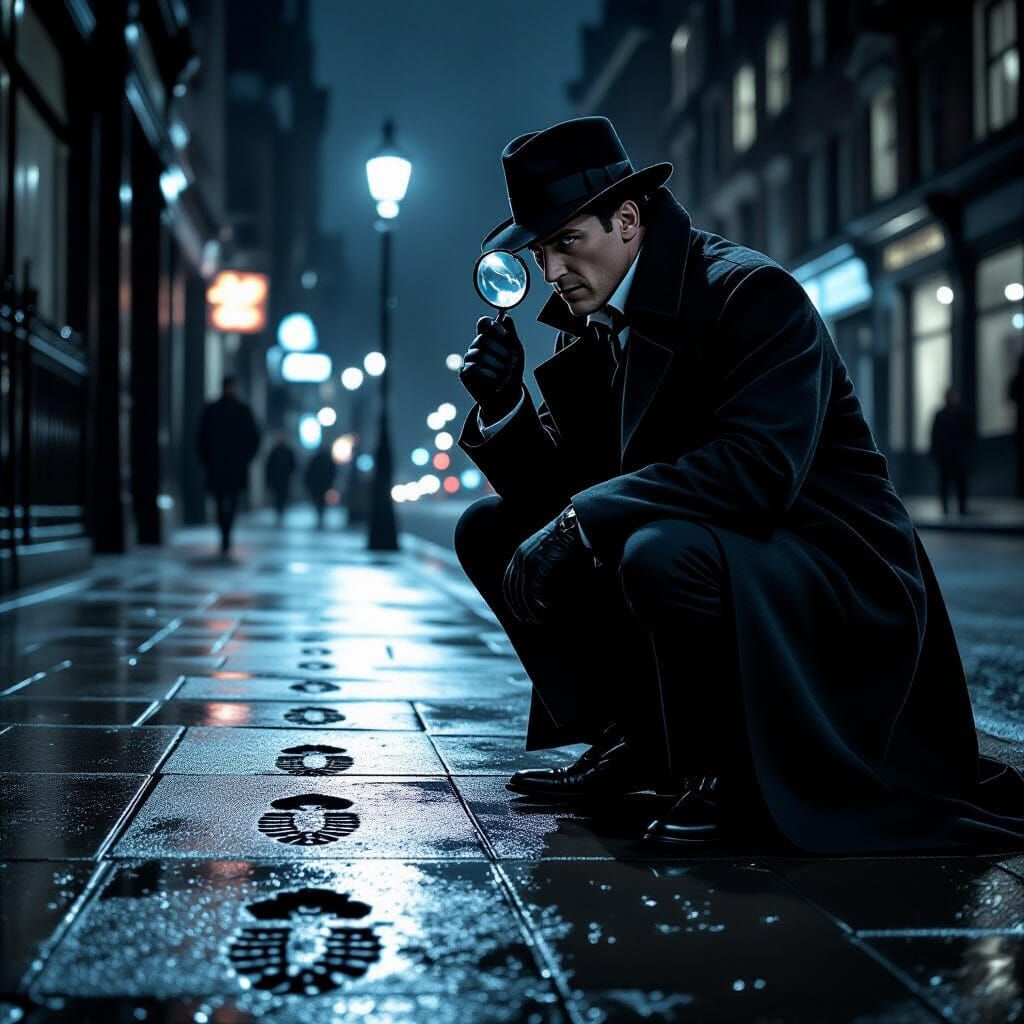 Sherlock Holmes Noir Fisheye View
