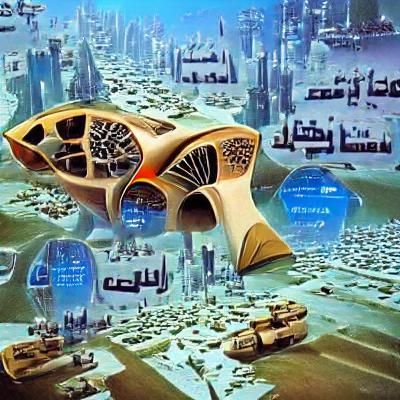 Futuristic Arabic Cityscape of Tomorrow