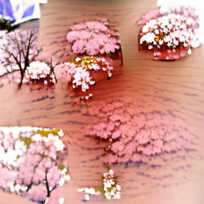 Beautiful Sakura Trees in Full Bloom