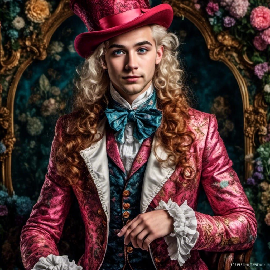 Handsome male Mad Hatter