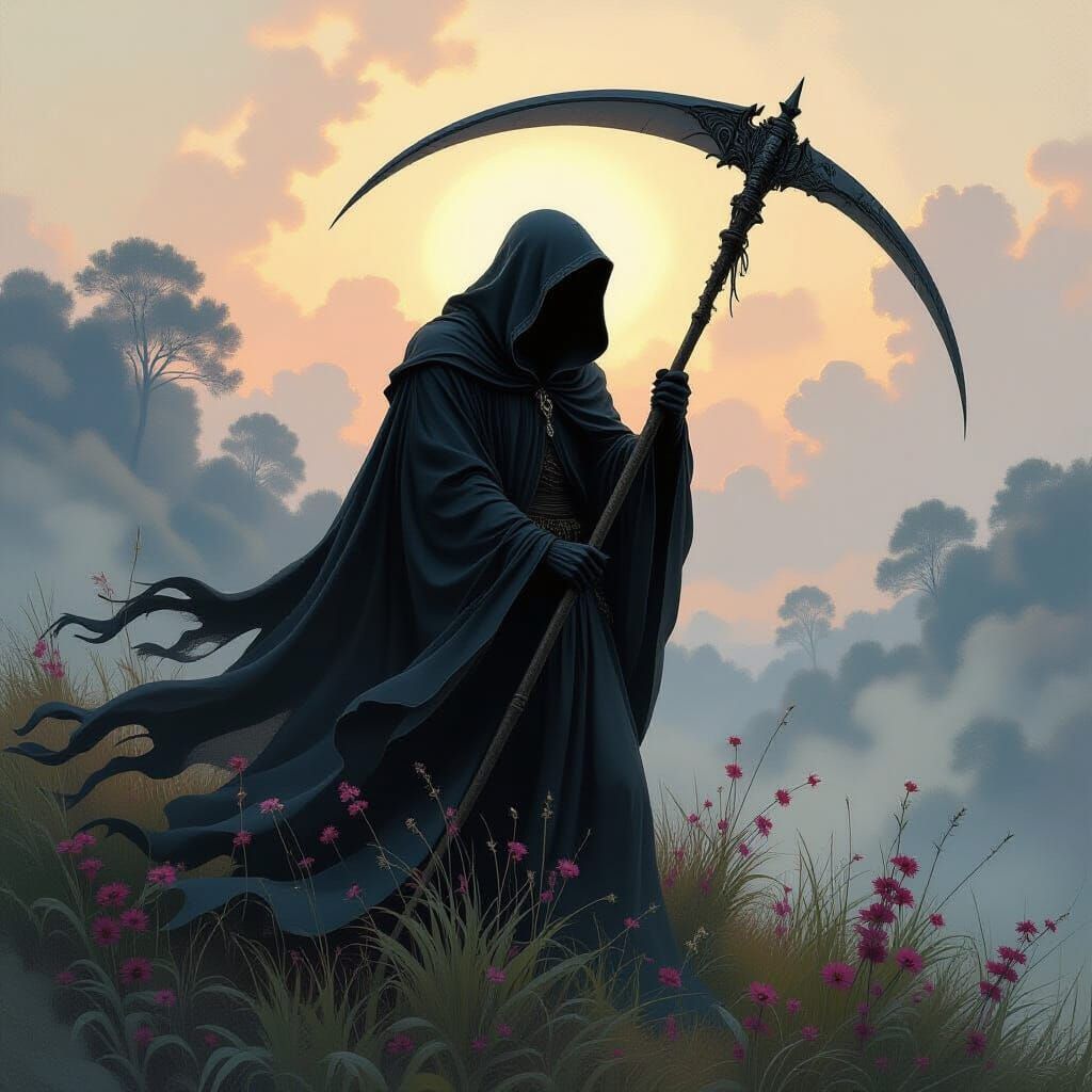 Grim Reaper Impressionism