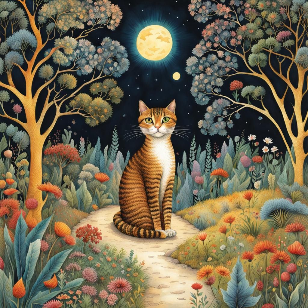 Cats Living in a Beautiful Utopian World