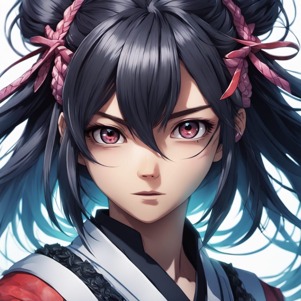 Anime Kunoichi Mira Ready for Combat