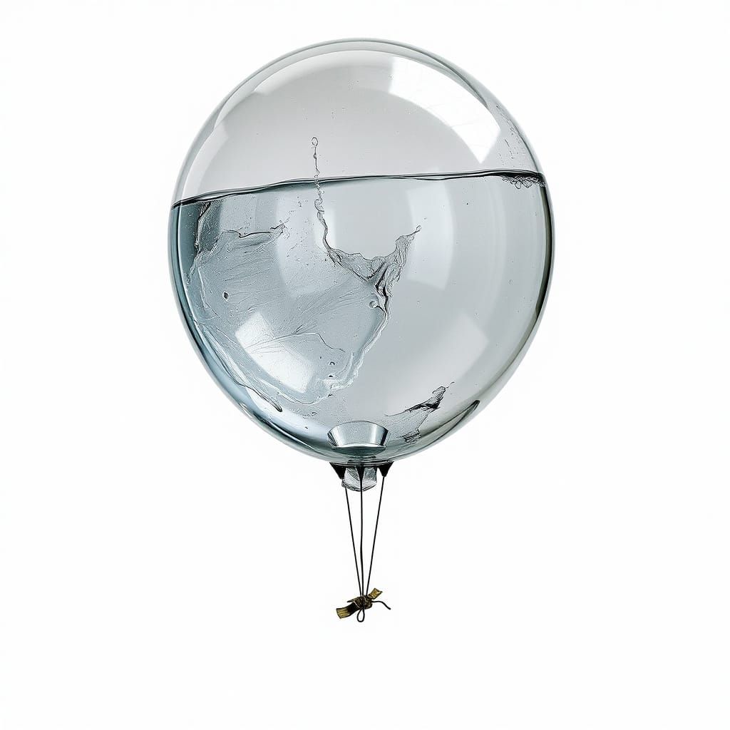 Glass Hot Air Balloon: A Delicate Flight