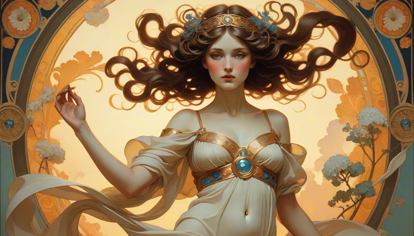 Shadow Goddess Emerges from Inner Strength in Hyper-Realisti...