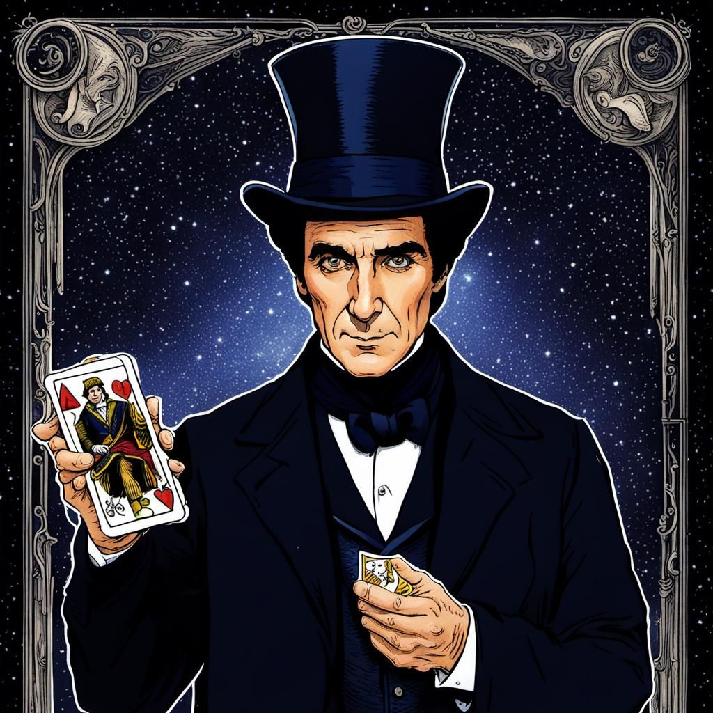 David Copperfield as The Magician Tarot Card