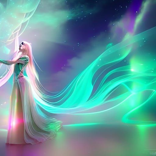 Bioluminescent Dragon and Fairy Princess: Detailed Concept A...