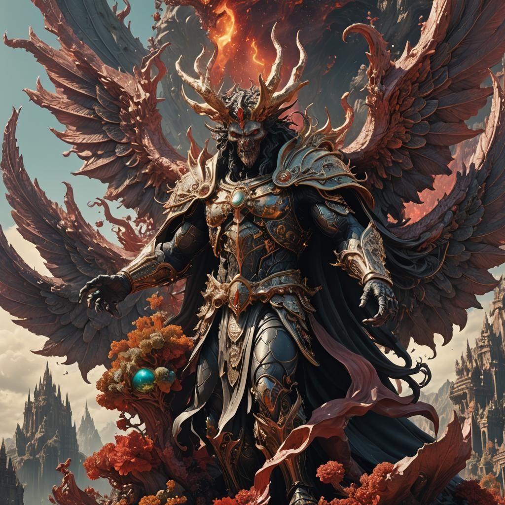 Majestic Angel King in Octane Rendered Fractal