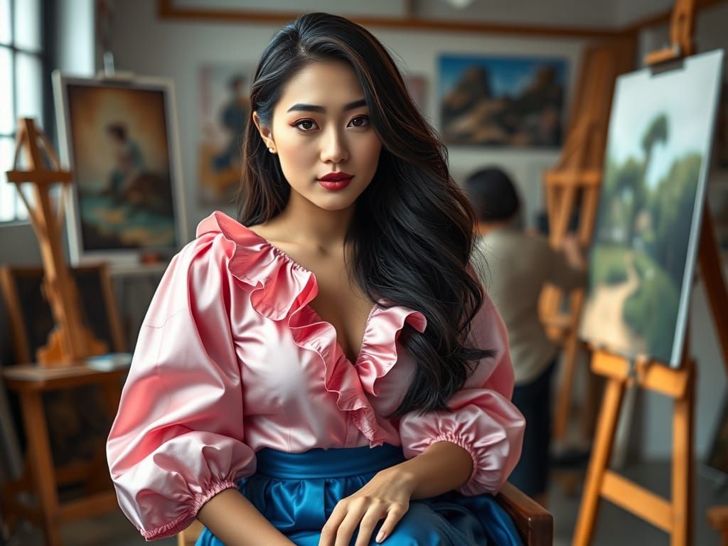 Posing for a portrait 6