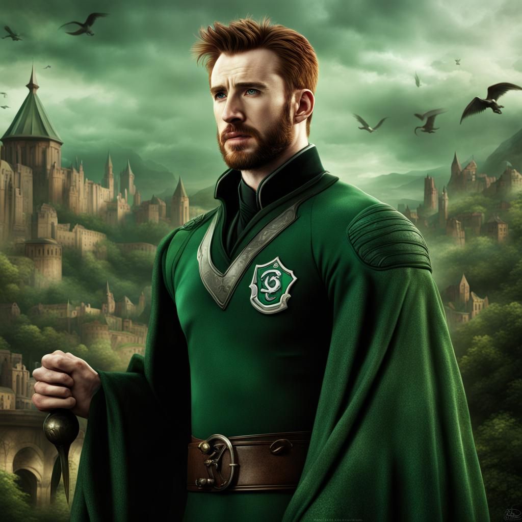 Chris Evans as Slytherin Quidditch Captain