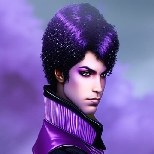 Prince, purple rain storm