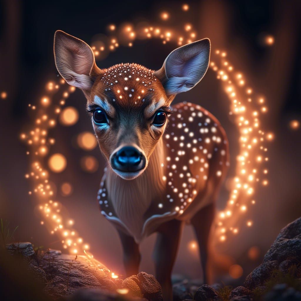a cute fawn