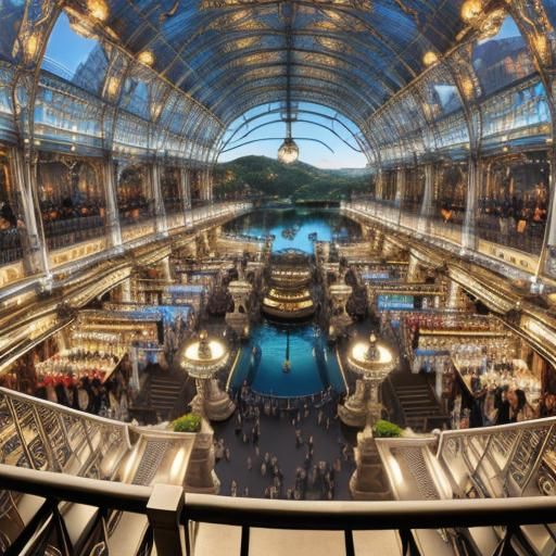 Vibrant Magical Surrealism in Hyperrealistic CGI