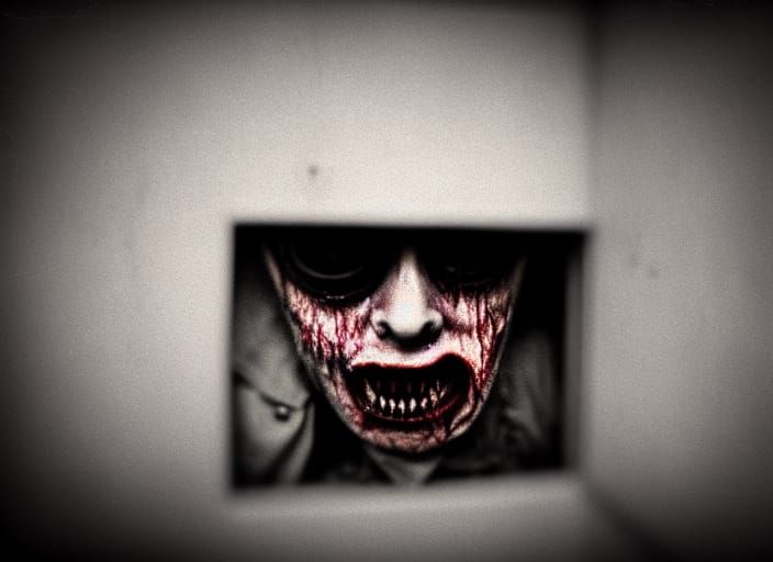 Nightmarish Vintage Photograph in Lee Brown Coye Style