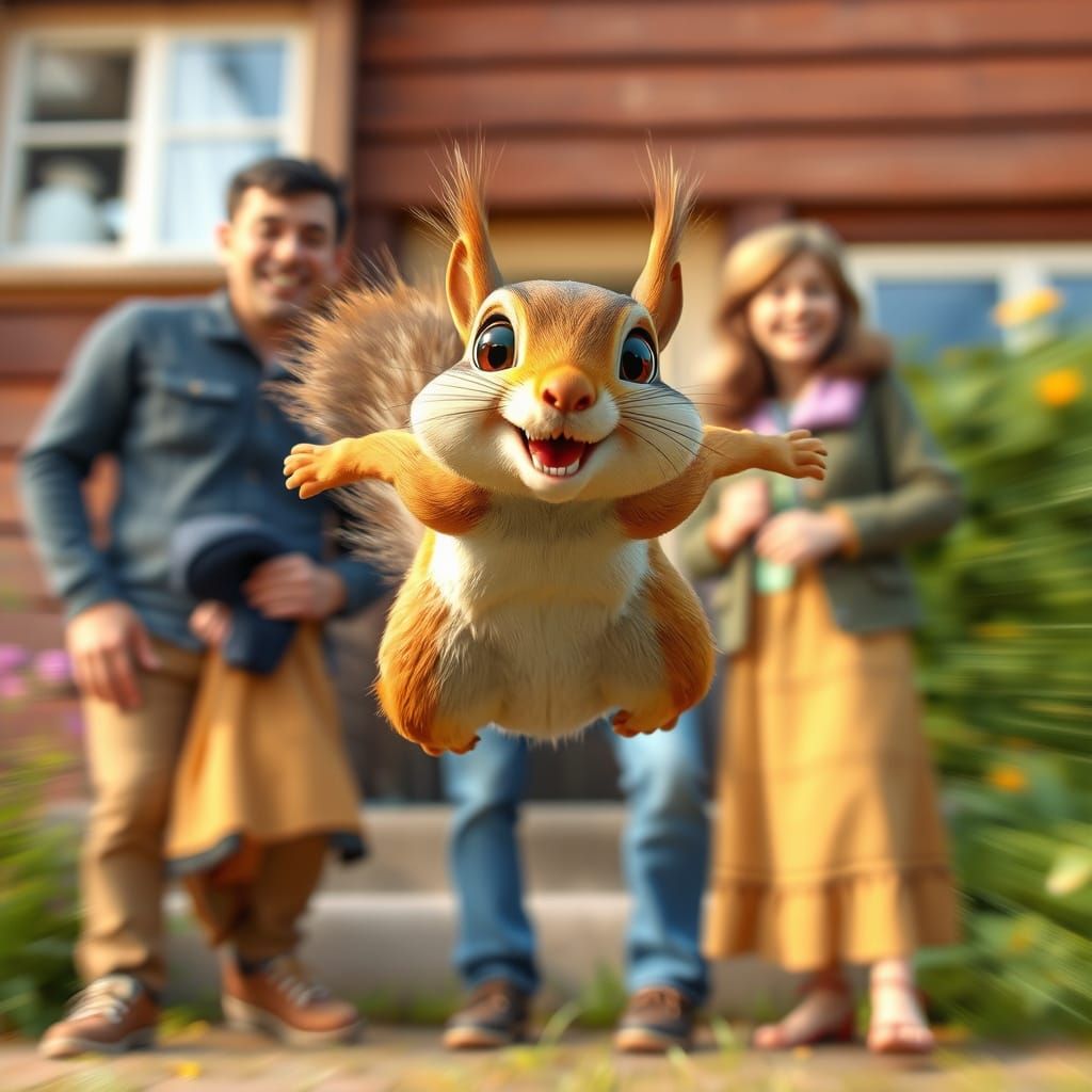 Mischievous Squirrel