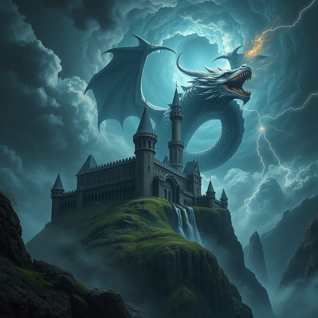 Fantasy Castle Siege in a Realm of Ancient Lore
