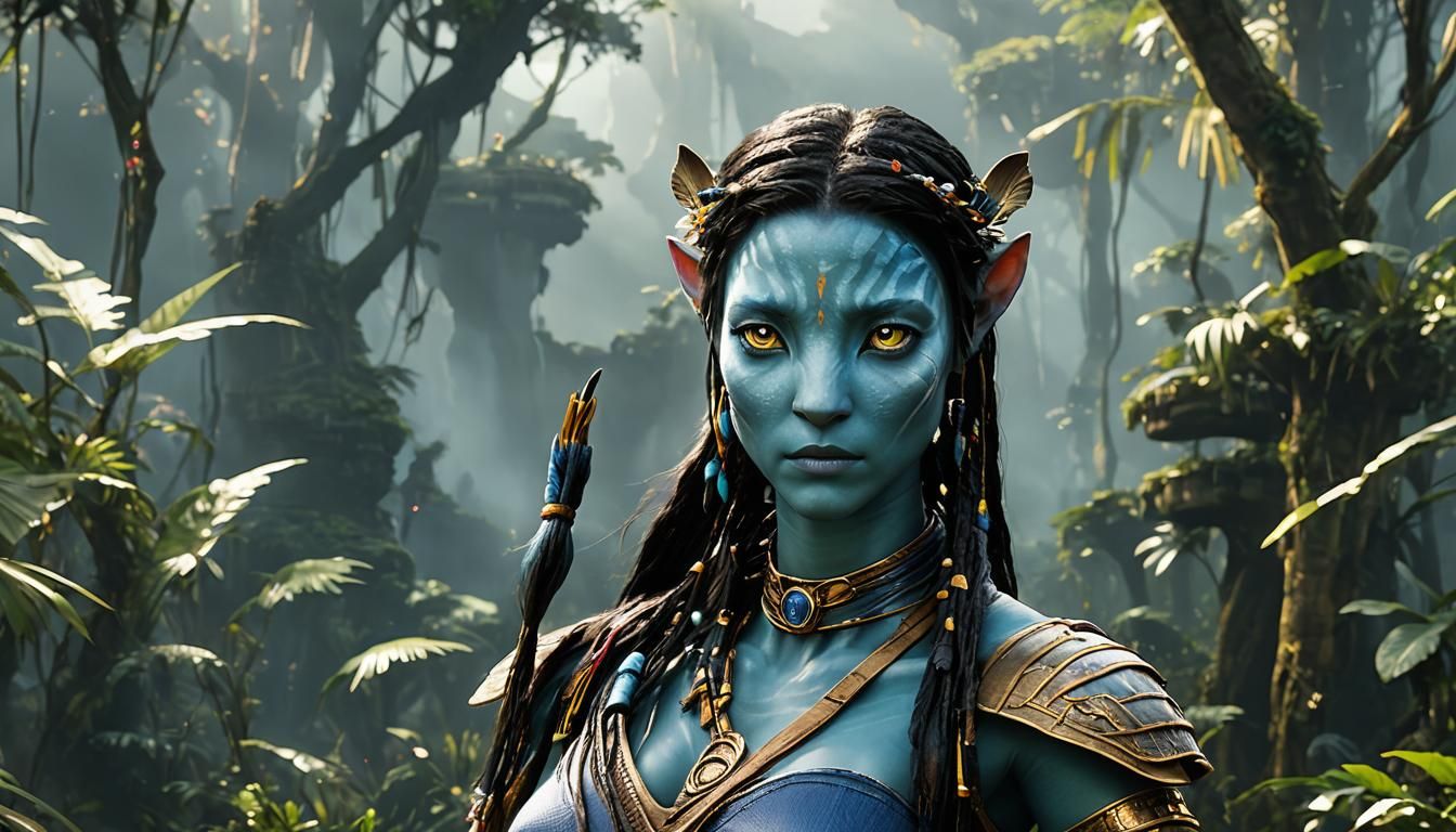 Na'vi Warrior from Avatar's Pandora