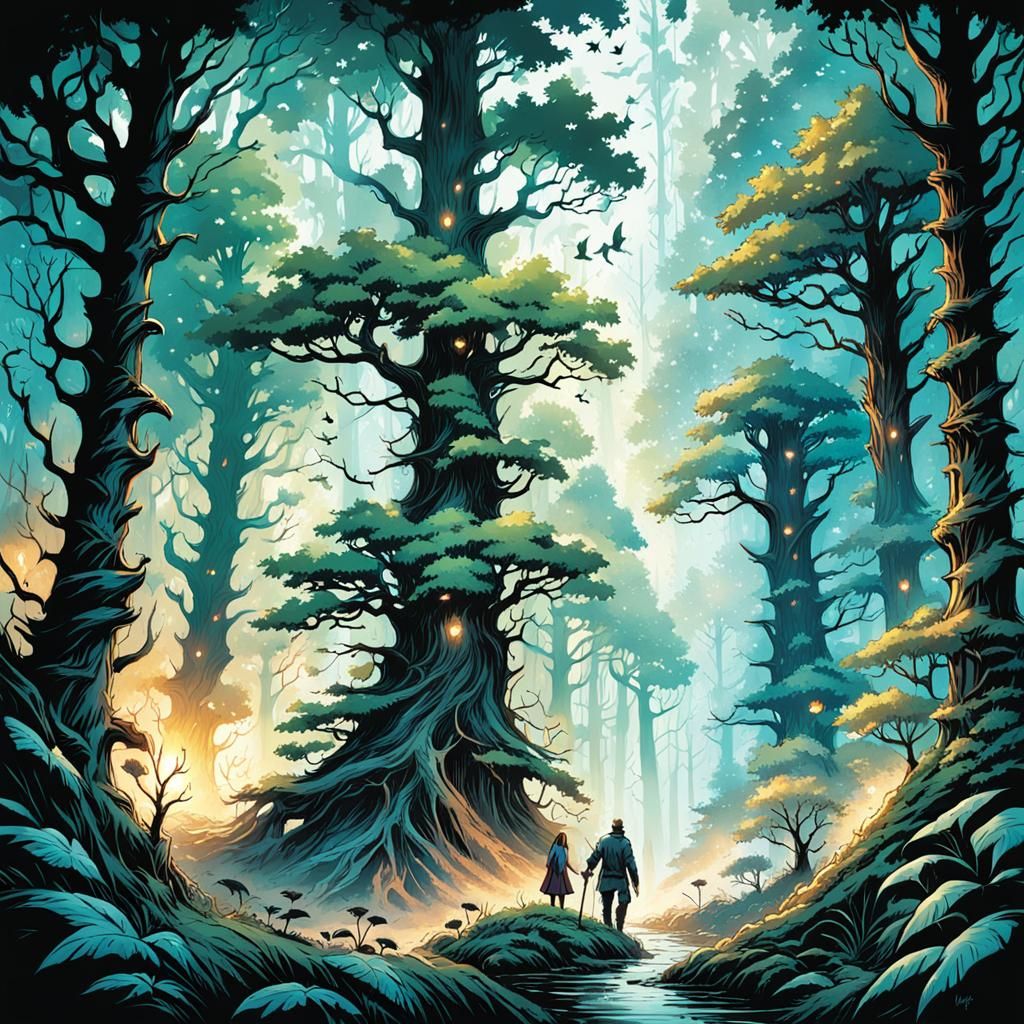 Mystical Forest Wisps Sing a Dream Lullaby