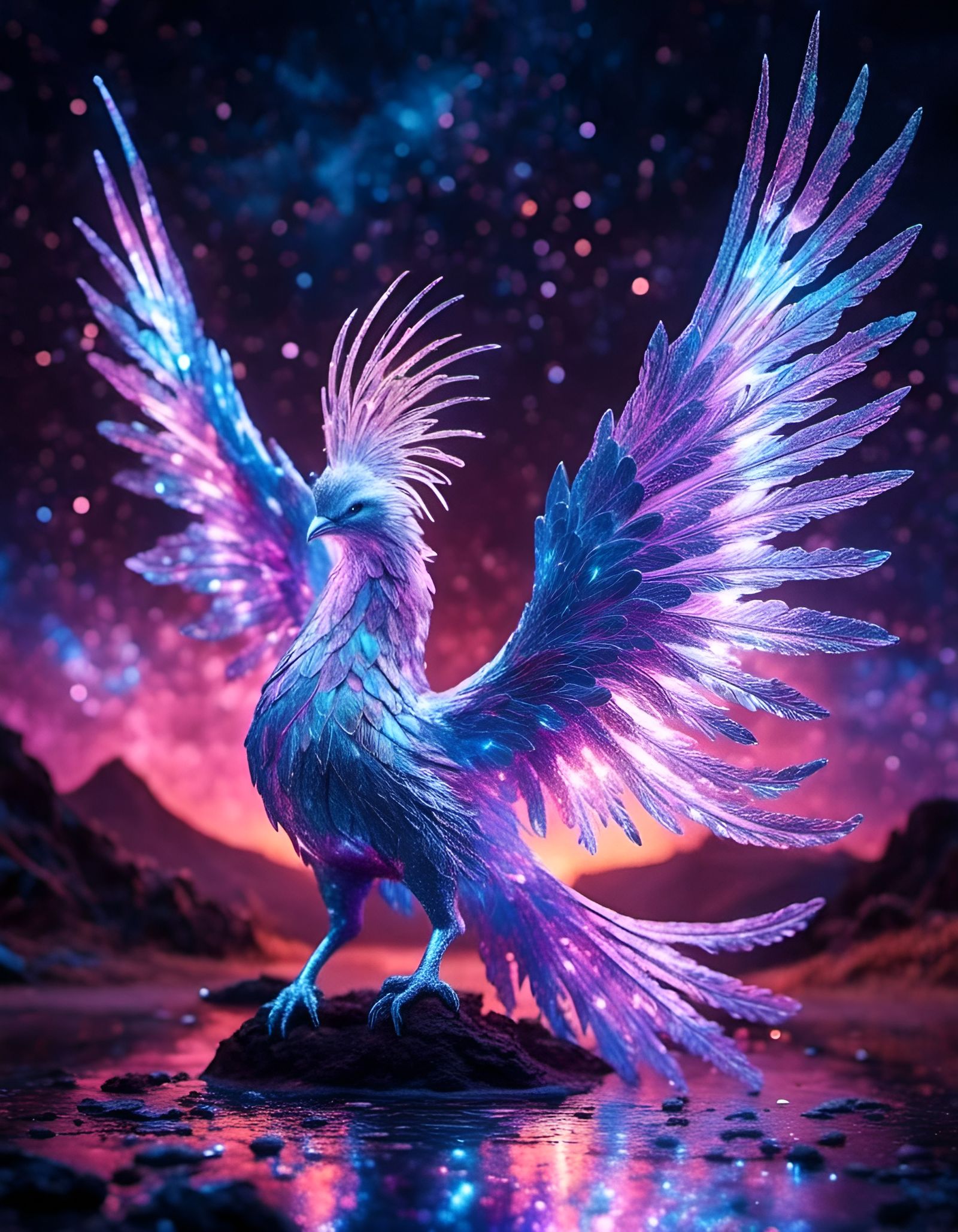 Crystal Crown Phoenix