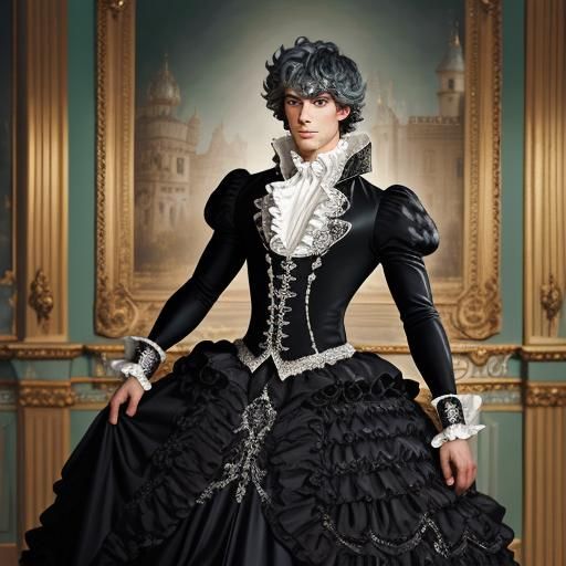 Rococo Prince Invites Debutante to Dance