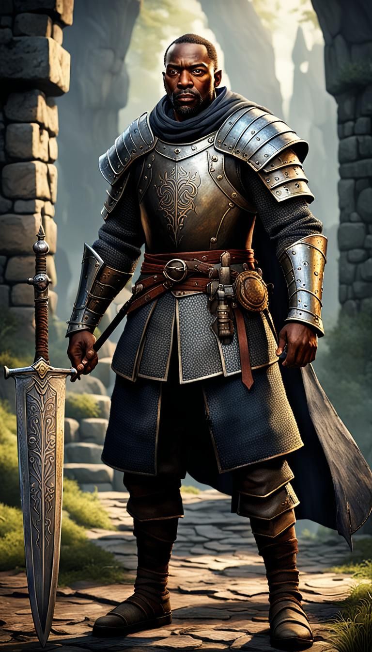 Seasoned Warrior Ready for Battle