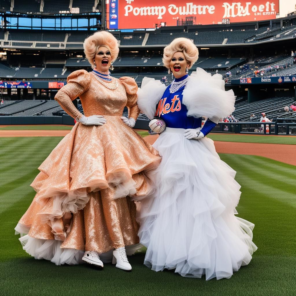 Drag Queens Play Baseball in Pompöös Couture