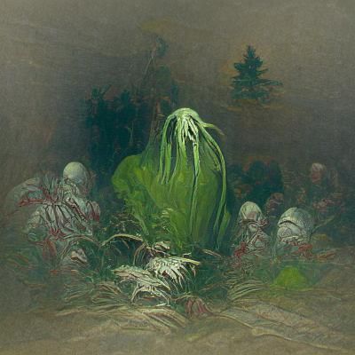 Horror Plant in Gustave Doré Style
