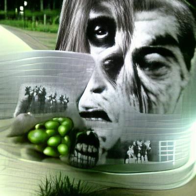 Zombie Graveyard Walk at Night