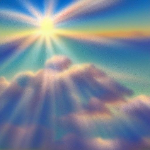 Heavenly Angel in Divine Sunshine