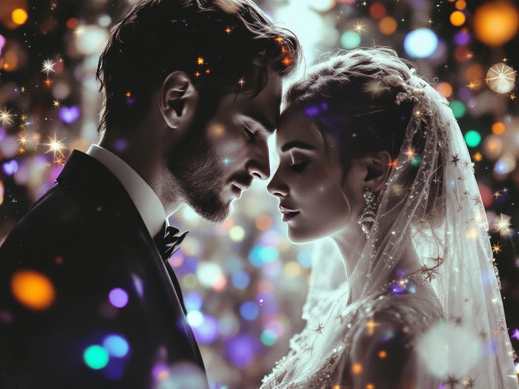 Bohemian Couple in German Expressionist Autochrome Photo