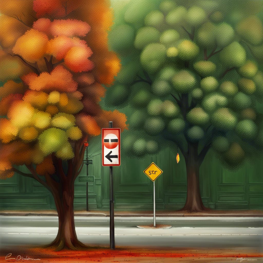 Seasonal Transition Tree in Vivid Photorealistic Style