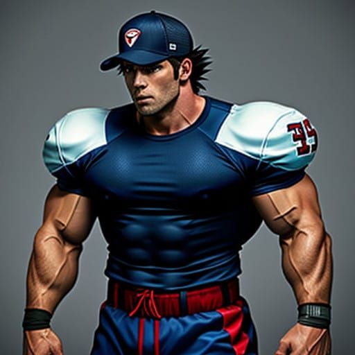 Cyberpunk Bodybuilder Pikachu God