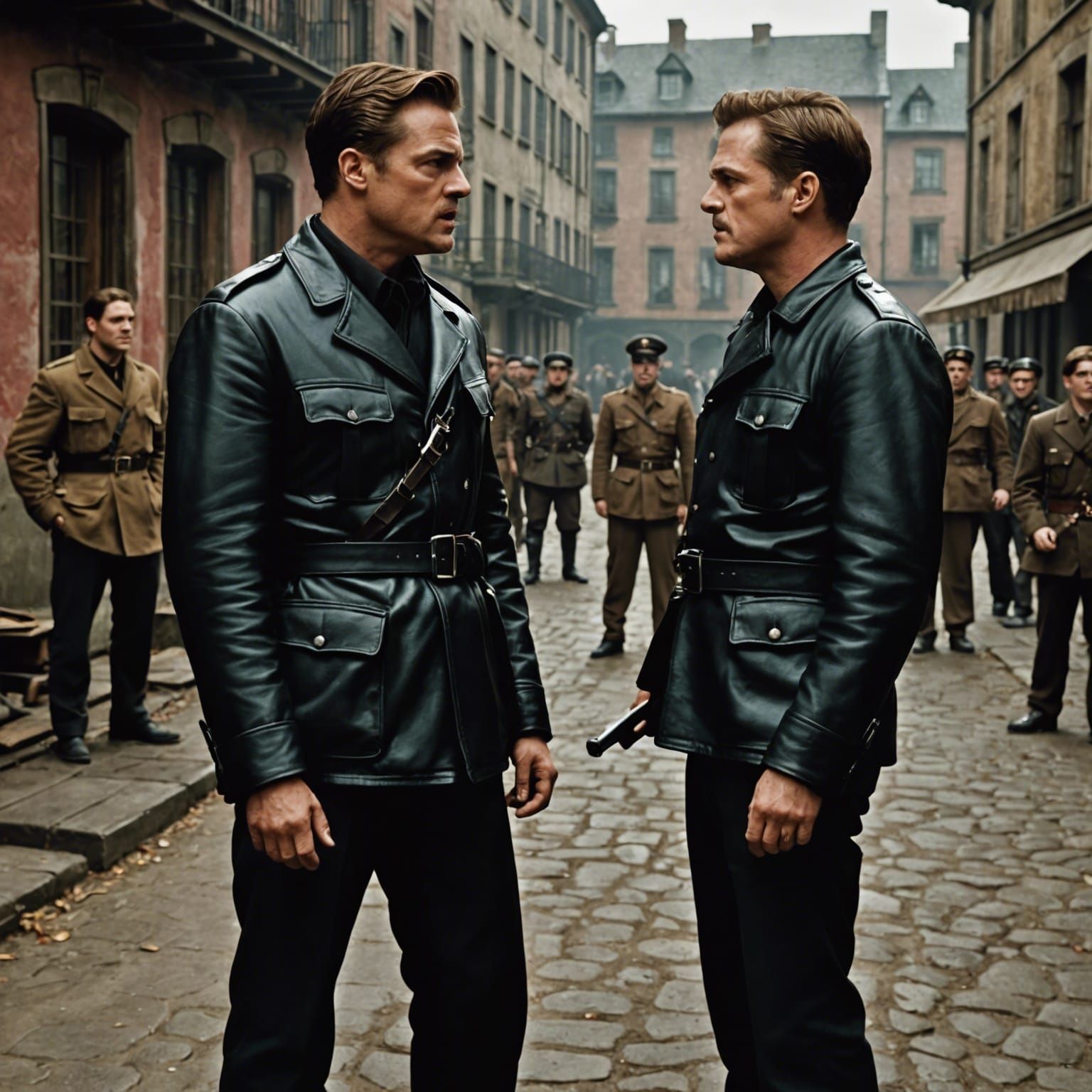 Inglourious Basterds (2009) - Tarantino directing Brad Pitt's Aldo Raine in a dramatic standoff
"Quentin Tarantino on th...