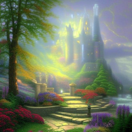 Ethereal Fantasy Uther Lightbringer in Mist