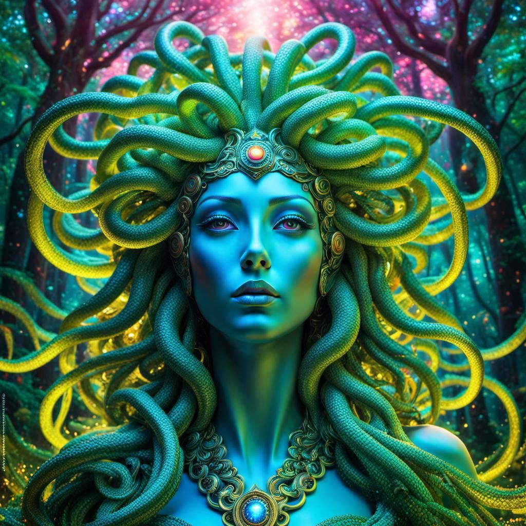 Medusa, Manasa, Goddess of Snakes