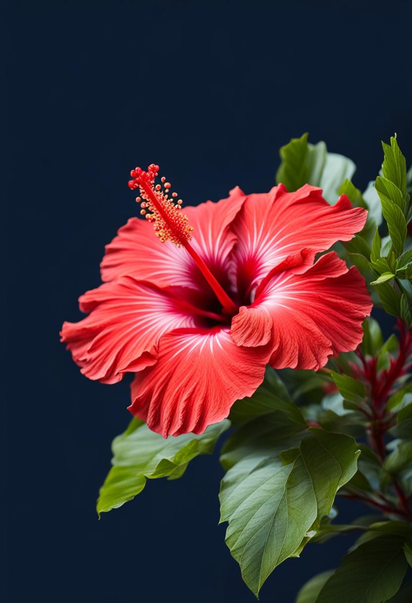 Red hibiscus