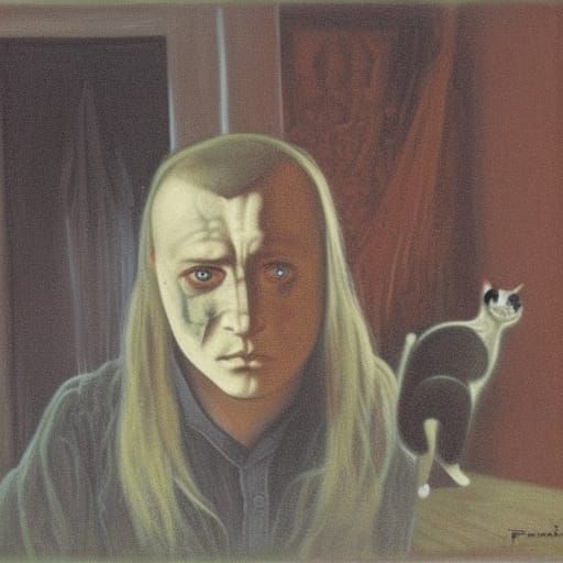 Cats and Vampires Attack in Belarus: Filonov Style