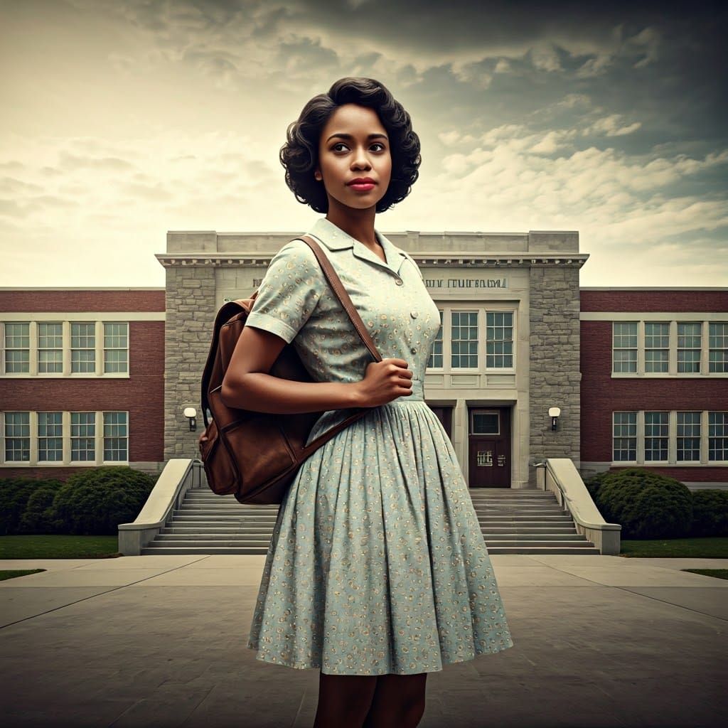 Melba Pattillo Beals Portrait in Cinematic Realism