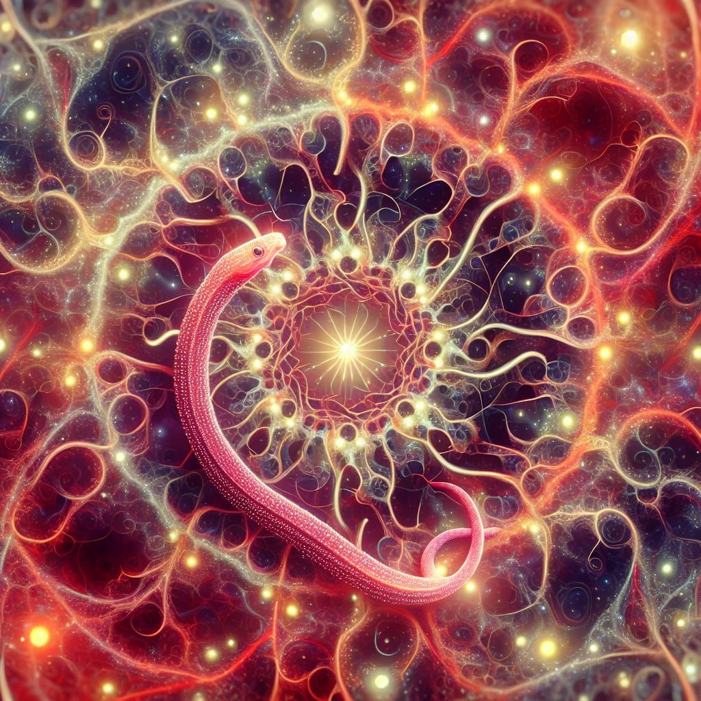 Electric Eels Love The Fractal Blood Vessel II