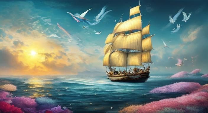 <lora:MILLENNIUM DSv8:1.0>
>>SAILING TOWARDS THE SUNSET<<