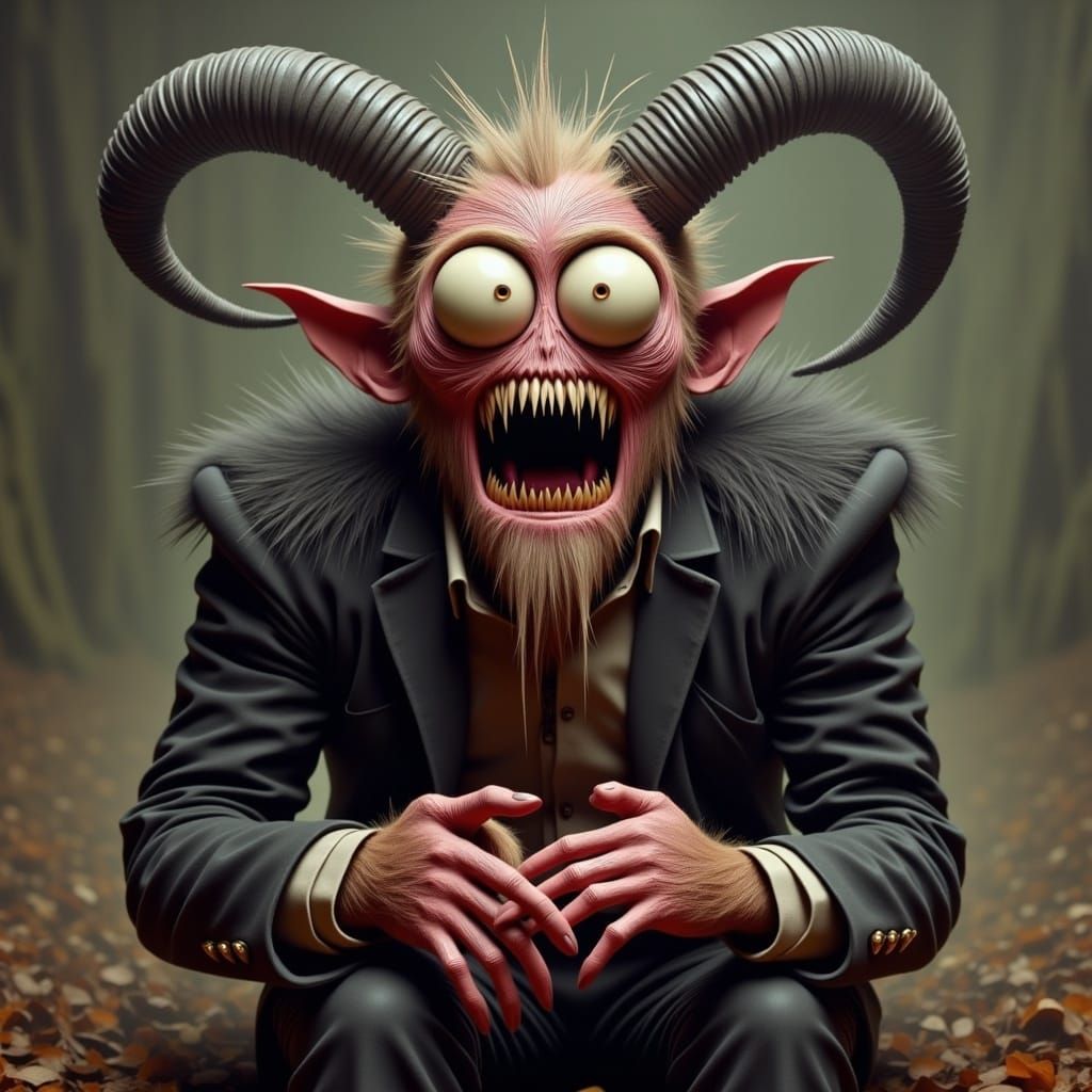 Devious Tickling Mirth Collector in Surreal Style